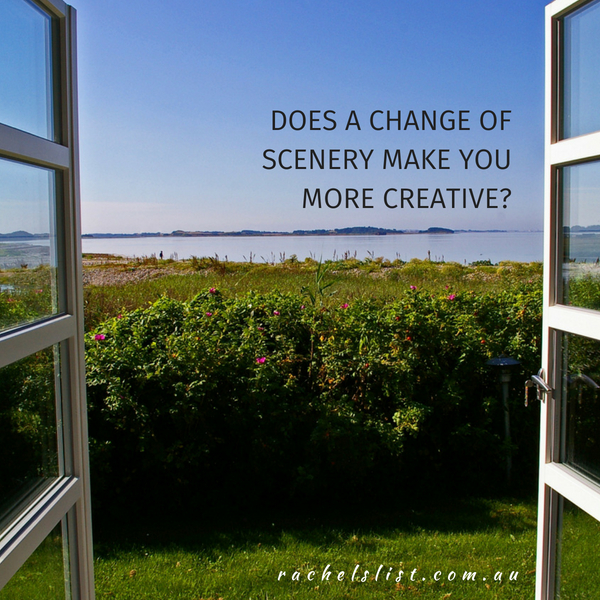 Does a change of scenery make you more creative?
