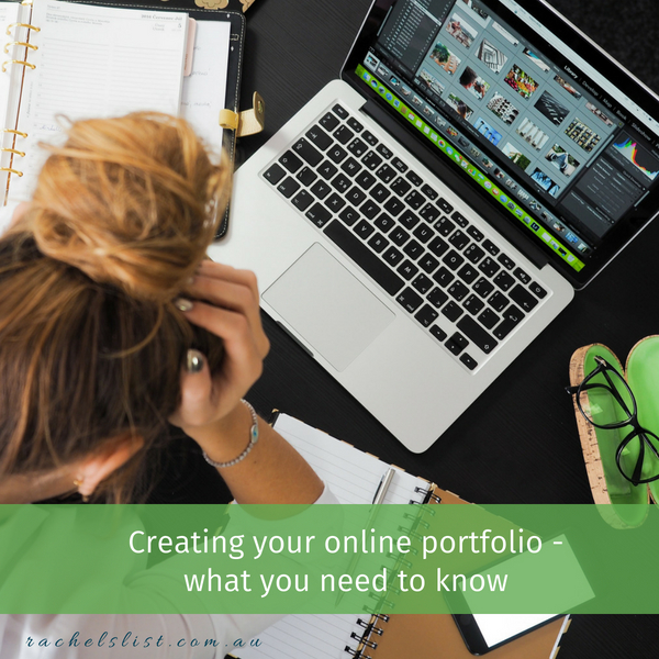 How to create a website or online portfolio for your work