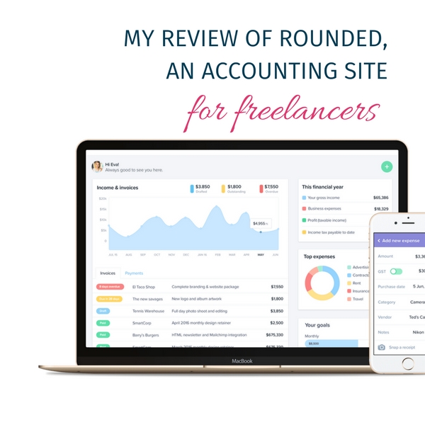 My review of Rounded, an accounting site for freelancers