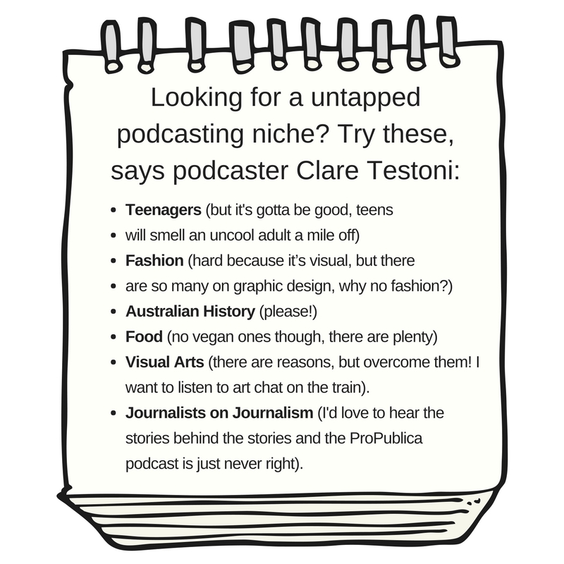 untapped podcasting niches