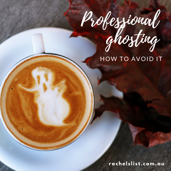 Professional ghosting: how to avoid it