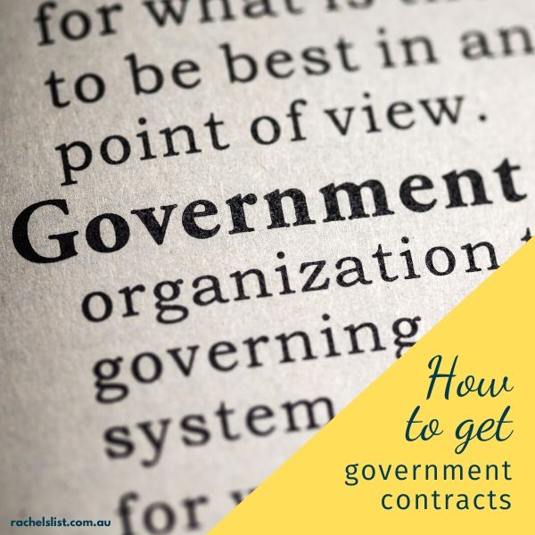 How to get government contracts