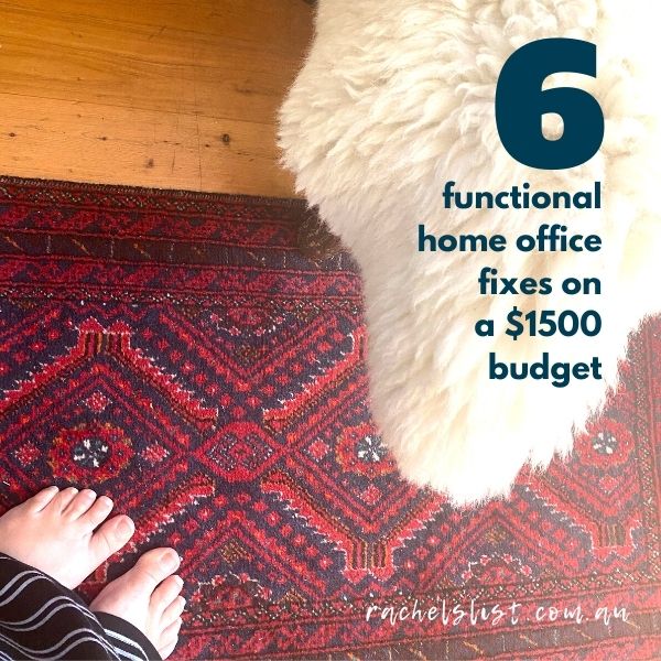 6 functional home office fixes on a $1500 budget