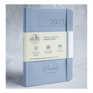 Light blue Resilience Agenda diary for 2022
