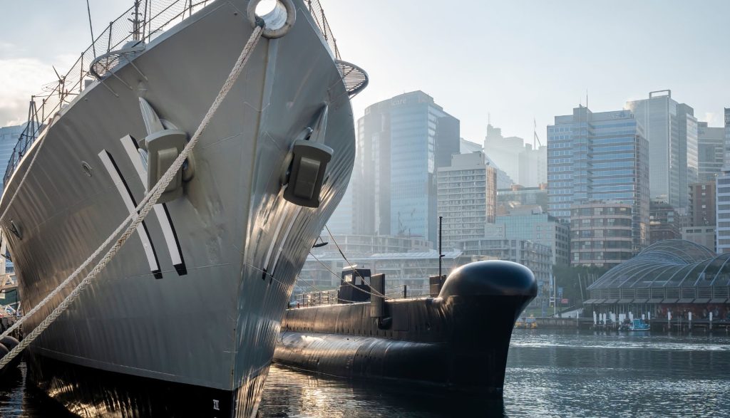 The Content Byte Summit's cocktail party will be held on the helipad of the HMAS Vampire outside the Maritime Museum