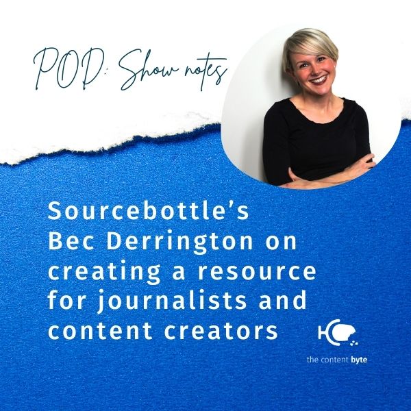 TCB Show Notes: Bec Derrington on creating a resource for journalists and content creators