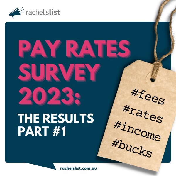 The pay rates survey results 2023 – Part 1!