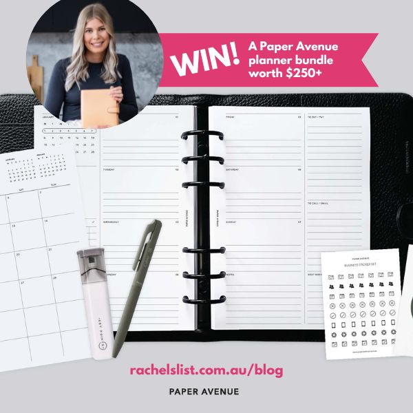 WIN: A Paper Avenue planner worth $250+