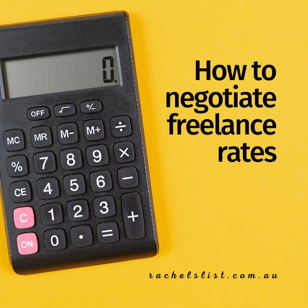 How to negotiate freelance rates