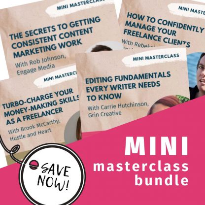 Buy tickets to all mini masterclasses