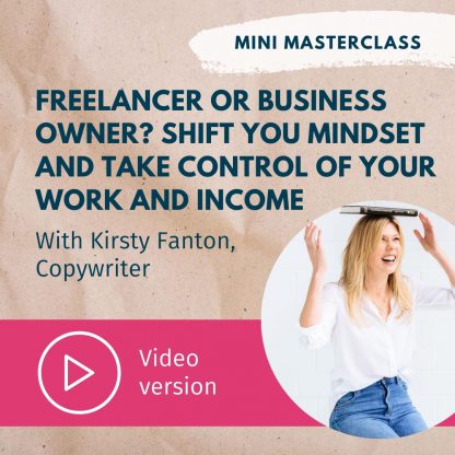 Kirsty Fanton video version masterclass