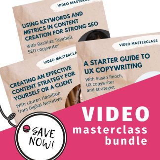 Video masterclass bundle perfect for upskilling